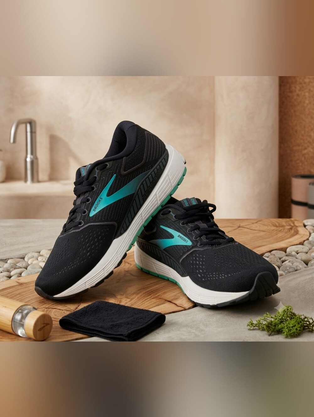 ​Brooks Ariel 20 Women's Running Shoes Black Teal Size 10 Medium B